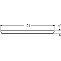 Receveur de douche Renova 1/4 rond à encastrer 90x90 cm