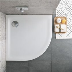 Receveur de douche Renova 1/4 rond à encastrer 90x90 cm