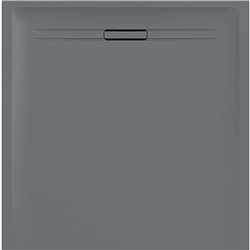 Receveur de douche Sestra carré 80x80 cm Gris