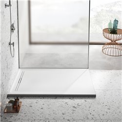 Receveur de douche Sestra carré 80x80 cm Gris