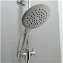 Cabine de douche Kineprime Glass Angle 9 cm 120x80 cm Mécanique Portes coulissantes