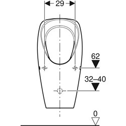 Urinoir Tamina sans eau 