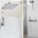 Cabine de douche Kinemagic Design Mécanique en angle 2 portes pivotantes 100/135 x 79/96 cm verre transparent