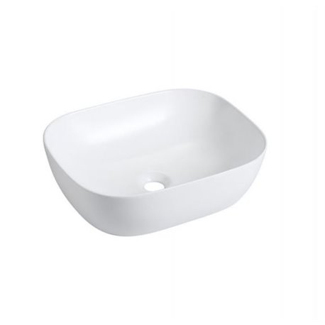Vasque Olea Square 490x400 mm Sans trop plein