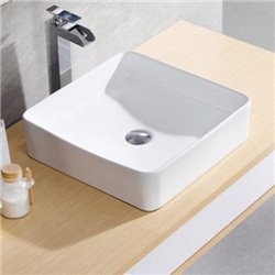 Vasque Nilo 400x400 mm Sans trop plein
