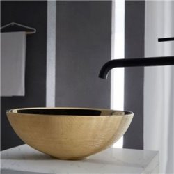 Vasque Brest Doree 450x450 mm Avec trop plein