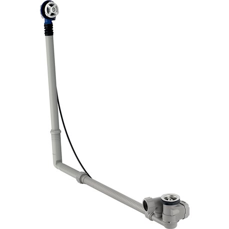 Vidage baignoire Actionnement rotatif longueur 70 cm