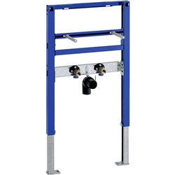 Bâti-support Duofix lavabo 82-98 cm robinetterie sur gorge