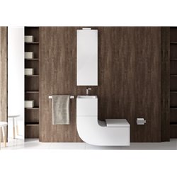 WC suspendu W+W A893020001 500x860x760 mm lavabo + WC suspendu