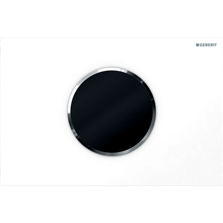 Plaque WC Commande WC Sigma10 Plaque blanche 