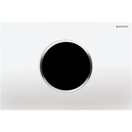 Plaque WC Commande WC Sigma10 Plaque blanche 