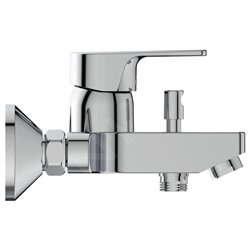 Mitigeur bain-douche mural Chromé Cerafine D