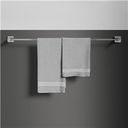 Porte serviette mural Chromé 80 cm