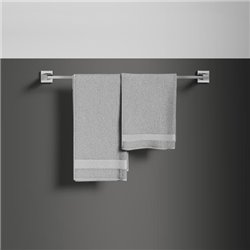 Porte serviette mural Chromé 60 cm