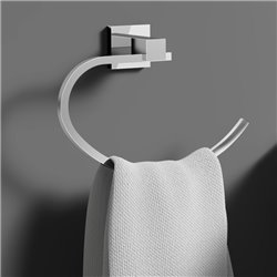 Porte serviette anneau Chromé 