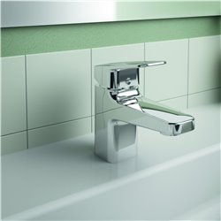 Mitigeur lavabo Blue Start Piccolo Ceraplan avec tirette et vidage H 132 mm  BD205AA Ideal Standard