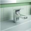 Mitigeur lavabo Blue Start Piccolo Ceraplan avec tirette et vidage  H 132 mm