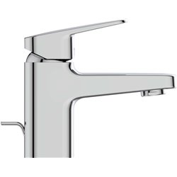 Mitigeur lavabo Blue Start Piccolo Ceraplan avec tirette et vidage  H 132 mm