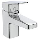 Mitigeur lavabo Blue Start Piccolo Ceraplan avec tirette et vidage  H 132 mm