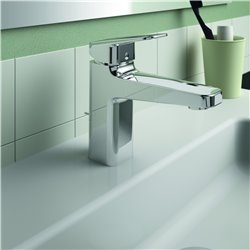 Mitigeur lavabo Grande Blue Start Ceraplan avec tirette et vidage H 161 mm
