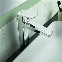 Mitigeur lavabo réhaussé Ceraplan sans tirette H 321 mm