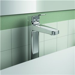 Mitigeur lavabo réhaussé Blue Start Ceraplan sans tirette H 321 mm