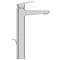 Mitigeur lavabo réhaussé Blue Start Ceraplan avec tirette et vidage H 321 mm