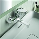 Mitigeur lavabo mural avec bec orientable Ceraplan 