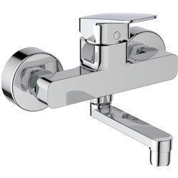 Mitigeur lavabo mural avec bec orientable Ceraplan 