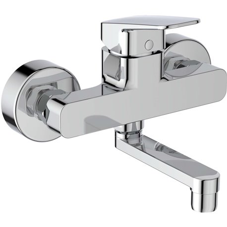Mitigeur lavabo mural avec bec orientable Ceraplan 
