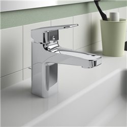 Mitigeur lavabo Plexi Ceraplan vidage metal H 75 mm