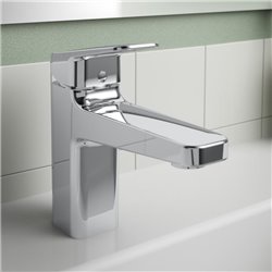 Mitigeur lavabo Grande Ceraplan avec tirette et vidage H 161 mm