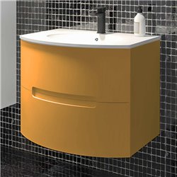 Caisson Ancodesign 600 mm X 500 mm Jaune safran mat