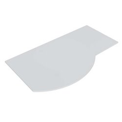Plan en Solid surface pour vasque à poser 900 mmX1200 mmX515 mm Anconetti