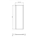 Paroi de douche latérale fixe I.life 70 cm 
