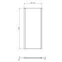 Paroi de douche latérale fixe I.life 90 cm 