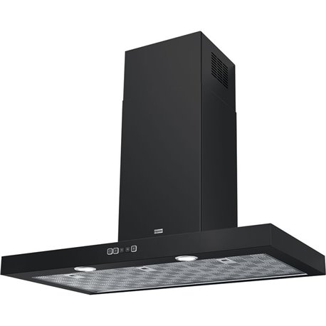 Hotte box Tale Inox noir 90 cm