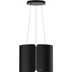 Hotte ilôt Smart Noir mat 42 cm