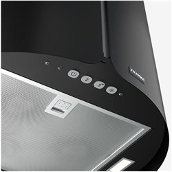 Hotte ilôt Smart Noir mat 42 cm