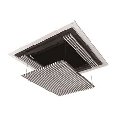 Façade Silent-Iconic avec grille-ascenseur pour cassette 800x800 mm