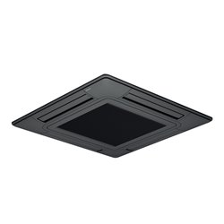 Façade noire pour cassette 800x800 mm