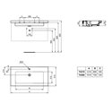Lavabo Lavabo-plan Extra 101x51 cm