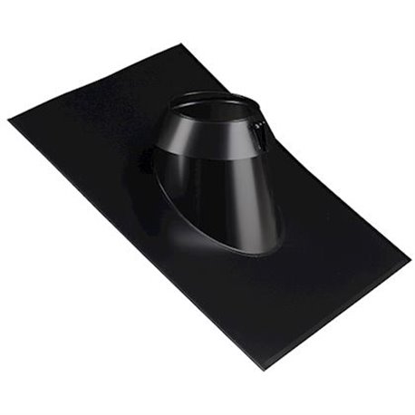 Solin ardoise TZ 15 à 30 degrés Ø 150 mm Noir Solin ardoise TZ 15 à 30 degrés Ø 150 mm Noir