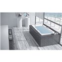 Baignoire balneo Concerto air hôtel 190 cm, tête à gauche