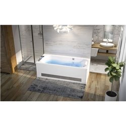 Baignoire balneo Zumba 170x70 cm, Tête à gauche, Vitalité