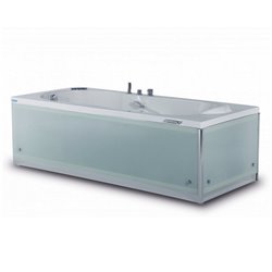 Tablier pour balnéo blanc neutre façade 200 cm
