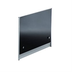 Tablier pour balnéo blanc et verre noir côté 70 cm