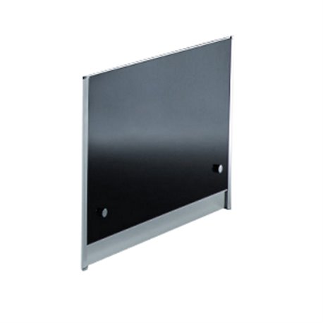 Tablier pour balnéo blanc et verre noir côté 70 cm Tablier pour balnéo blanc et verre noir côté 70 cm