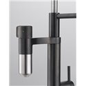 Mitigeur cuisine Vital Semi-pro PVD noir , douchette double jets