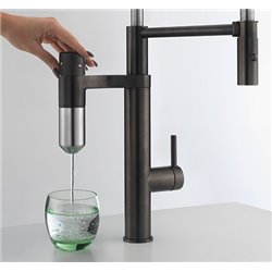 Mitigeur cuisine Vital Semi-pro PVD noir , douchette double jets